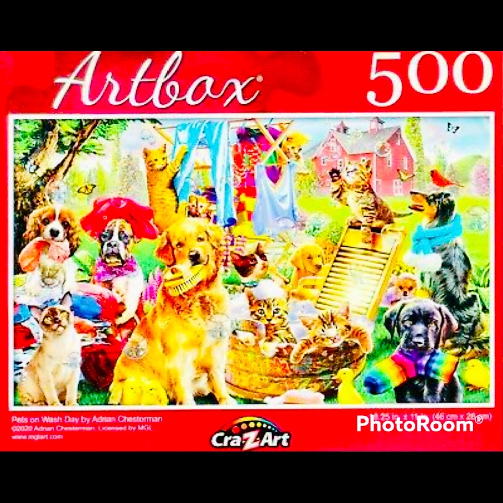 🐶 PETS ON WASH DAY PUZZLE 🐶